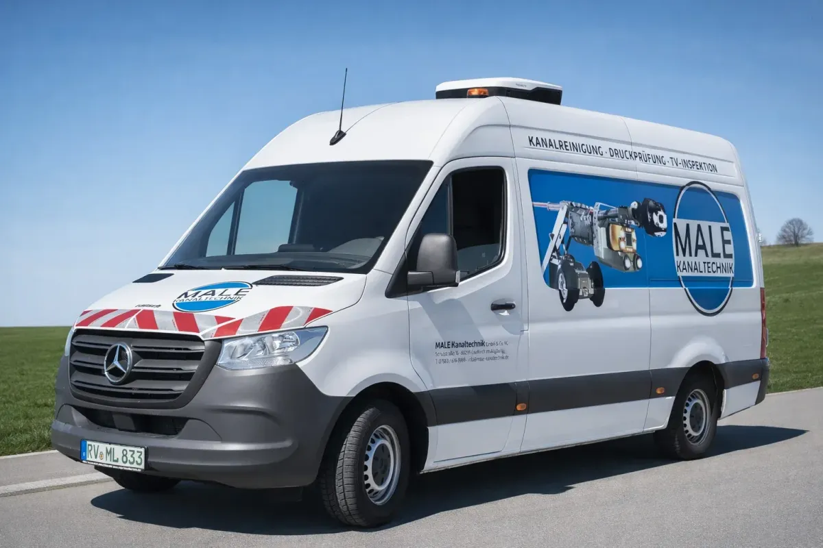 TV-Kanalinspektion bis DN 2400 mit moderner Kameratechnik – MALE Kanaltechnik Leutkirch